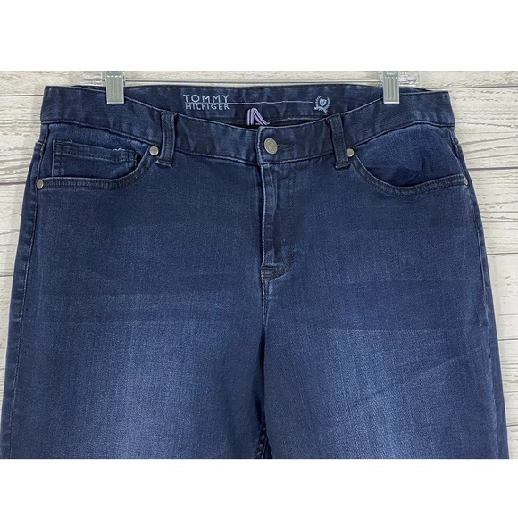 Tommy HIlfiger curve bootcut denim indigo jeans👖 - Picture 2 of 8